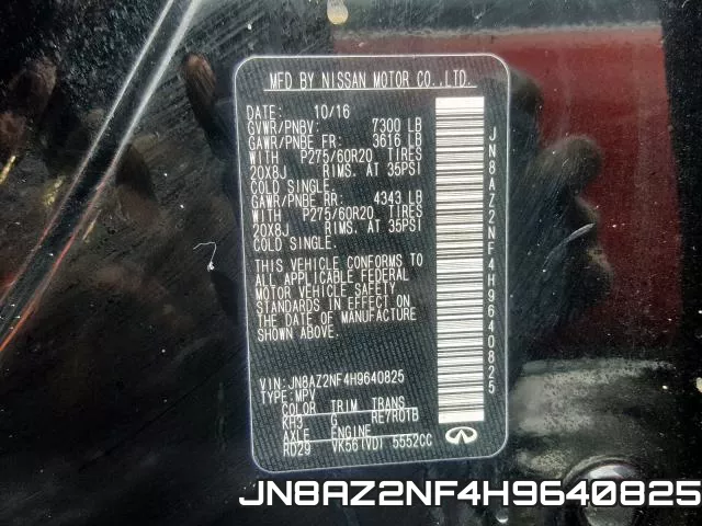 JN8AZ2NF4H9640825 фото 2