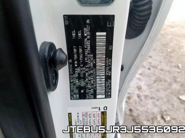 JTEBU5JR3J5536092 фото 2