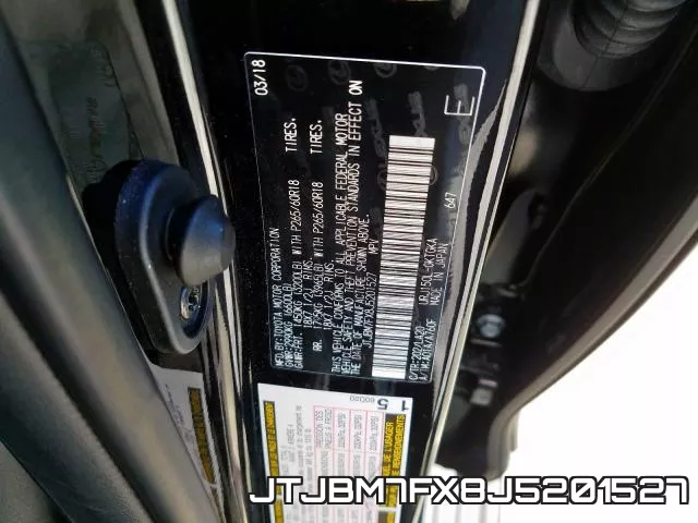 JTJBM7FX8J5201527 фото 2
