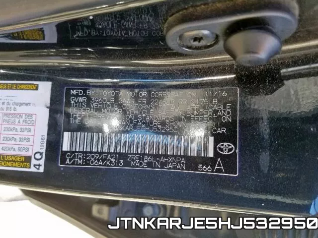 JTNKARJE5HJ532950 фото 2