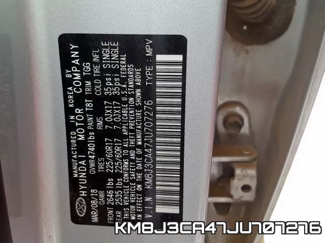 KM8J3CA47JU707276 фото 2