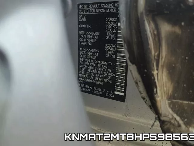 KNMAT2MT8HP598563 фото 2