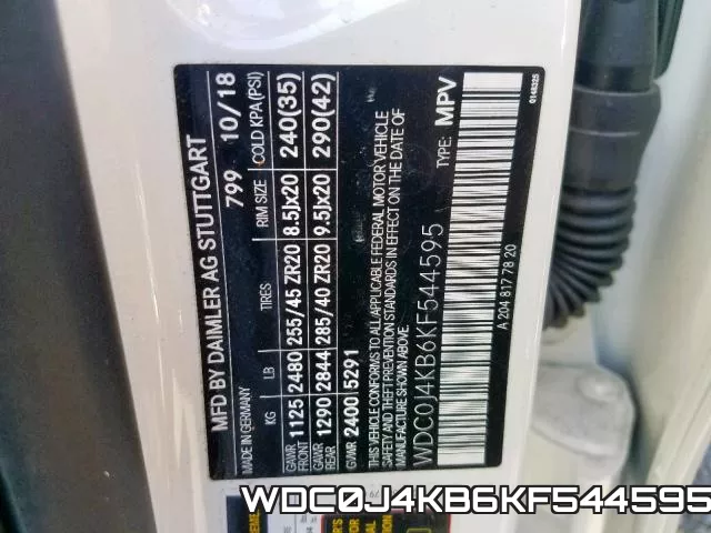 WDC0J4KB6KF544595 фото 2