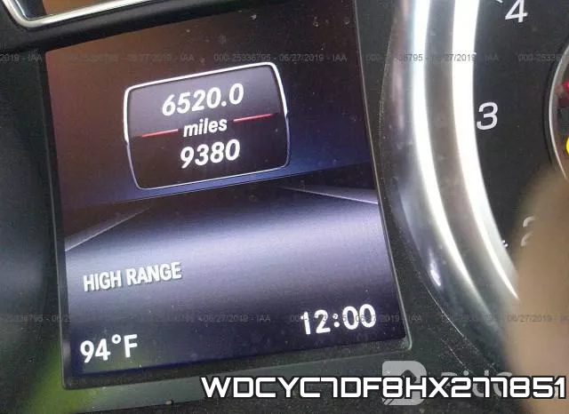 WDCYC7DF8HX277851 фото 8