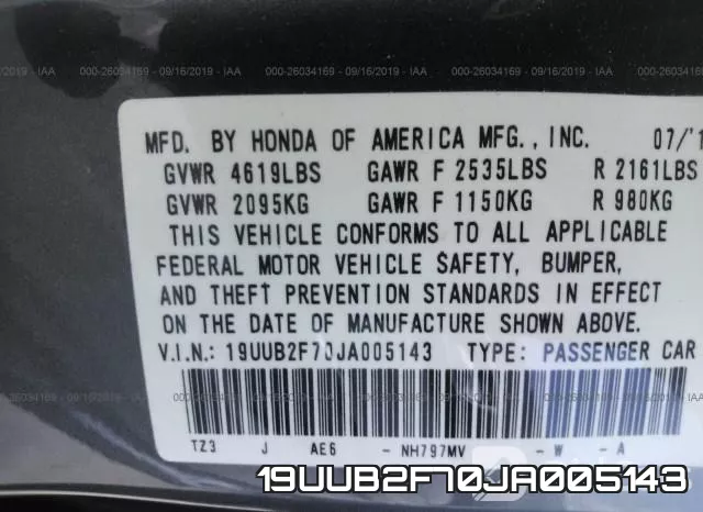 19UUB2F70JA005143 фото 10