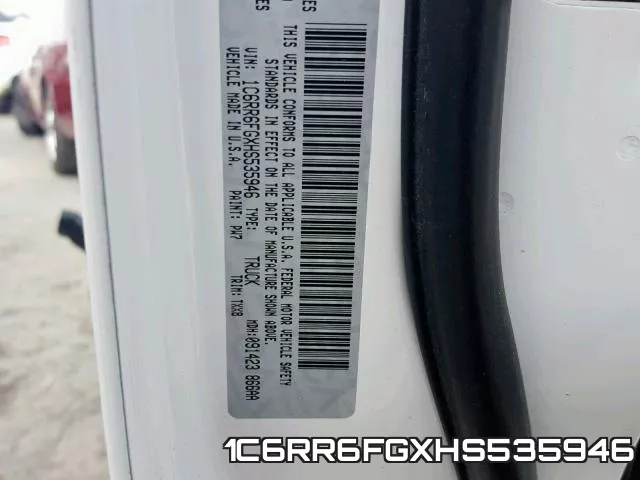 1C6RR6FGXHS535946 фото 2