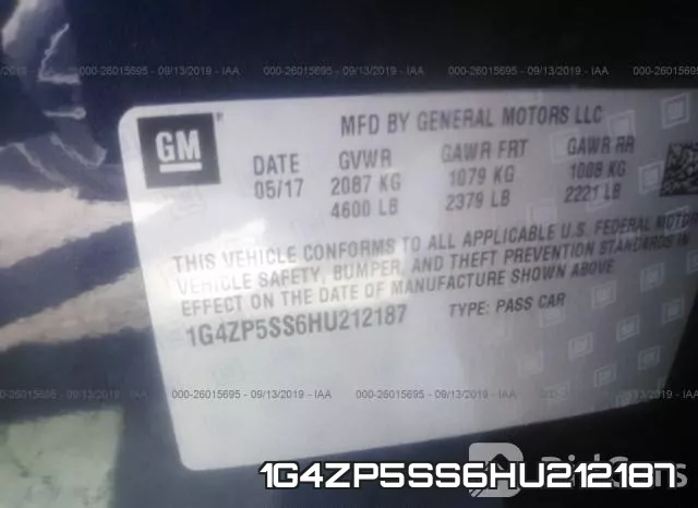 1G4ZP5SS6HU212187 фото 10