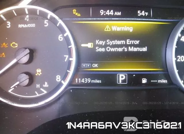 1N4AA6AV3KC376021 фото 8