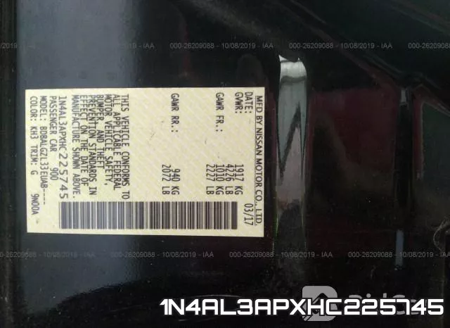 1N4AL3APXHC225745 фото 10