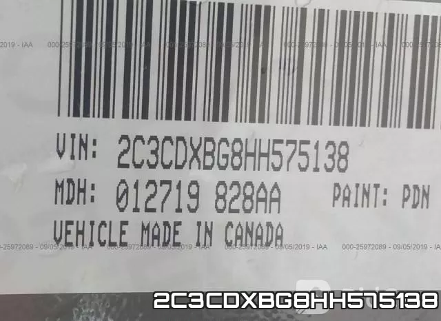 2C3CDXBG8HH575138 фото 10