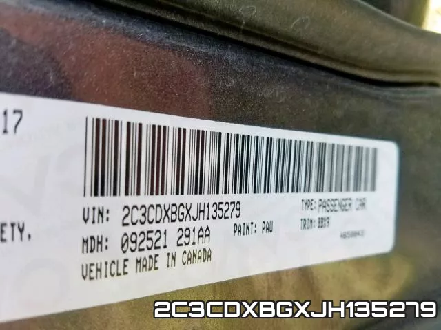 2C3CDXBGXJH135279 фото 2