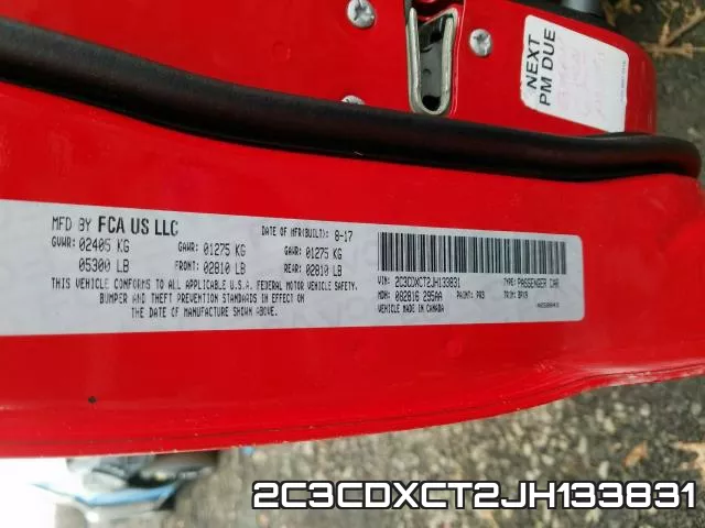2C3CDXCT2JH133831 фото 2