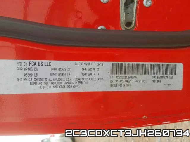 2C3CDXCT3JH260734 фото 2