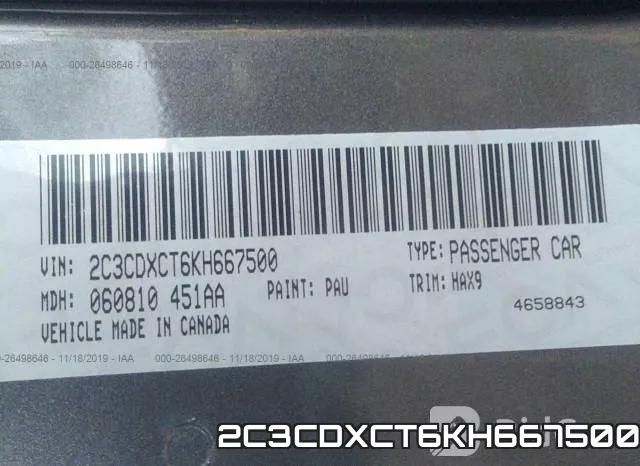 2C3CDXCT6KH667500 фото 10