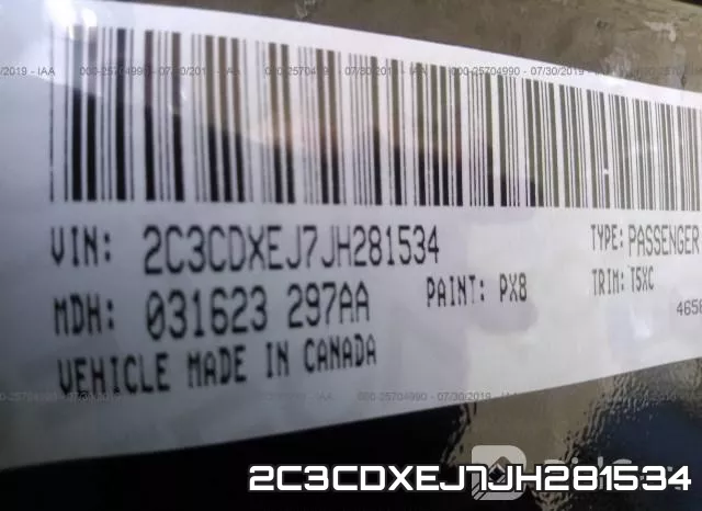 2C3CDXEJ7JH281534 фото 10
