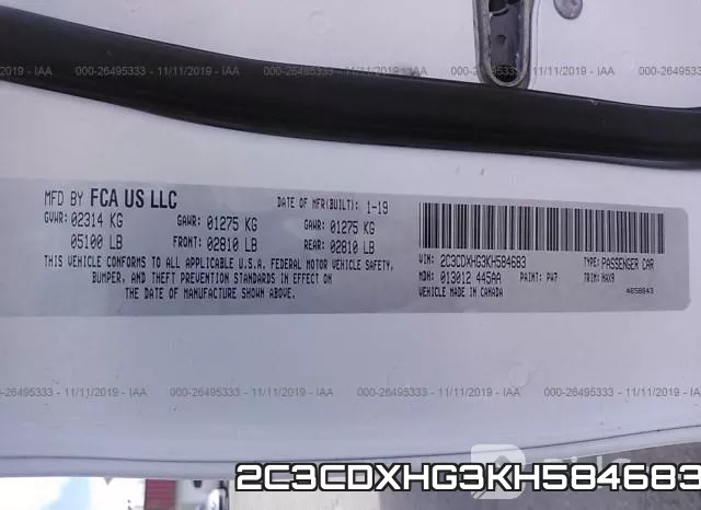 2C3CDXHG3KH584683 фото 10