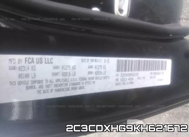 2C3CDXHG9KH621672 фото 10