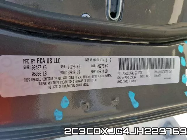 2C3CDXJG4JH223763 фото 2