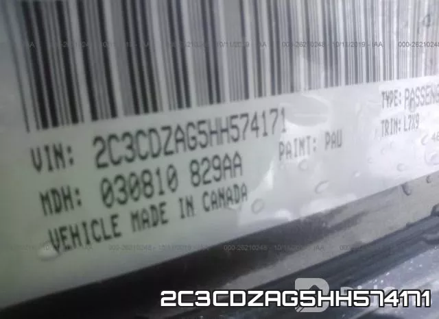 2C3CDZAG5HH574171 фото 10