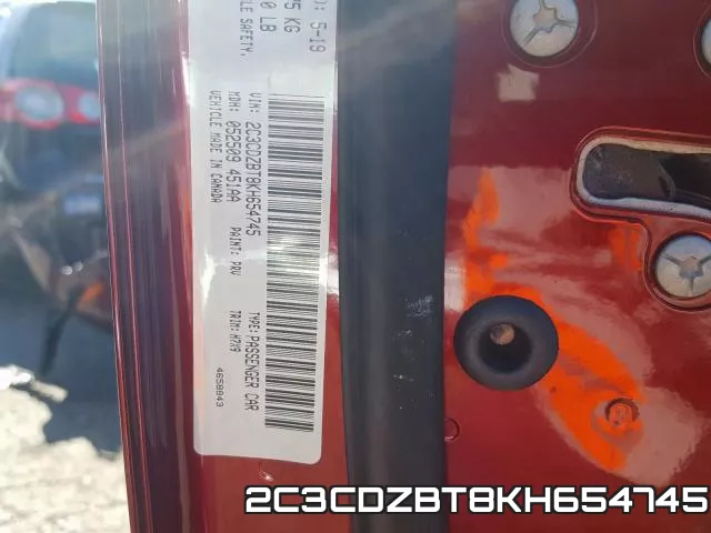 2C3CDZBT8KH654745 фото 2