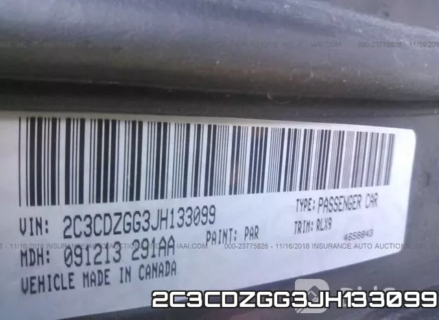 2C3CDZGG3JH133099 фото 10