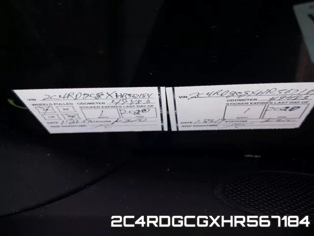 2C4RDGCGXHR567184 фото 10
