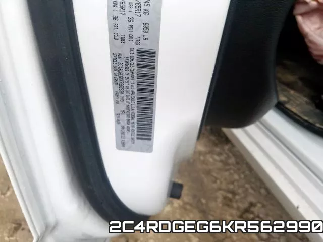2C4RDGEG6KR562990 фото 2