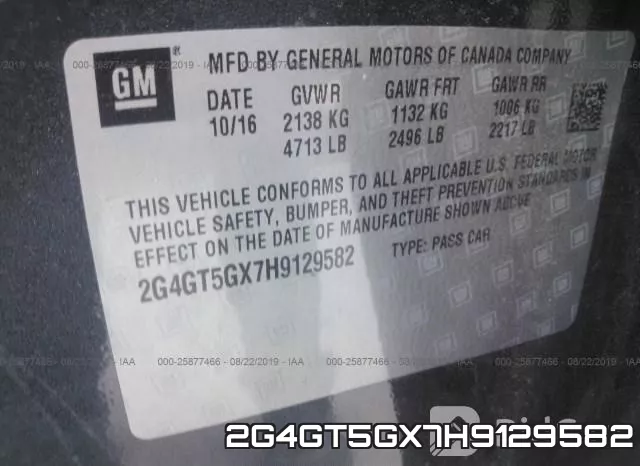 2G4GT5GX7H9129582 фото 10