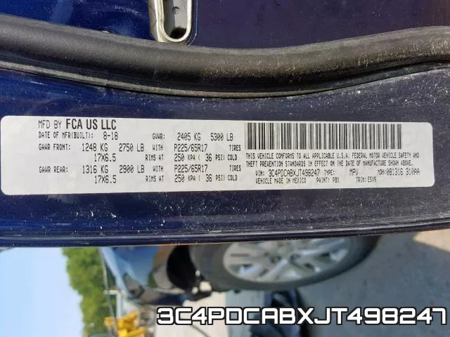 3C4PDCABXJT498247 фото 2