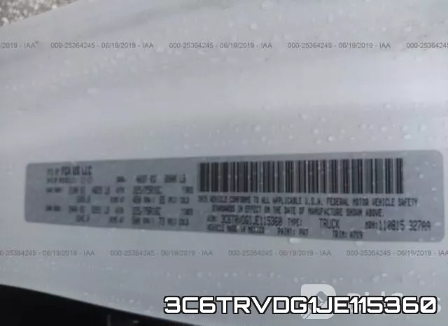 3C6TRVDG1JE115360 фото 10