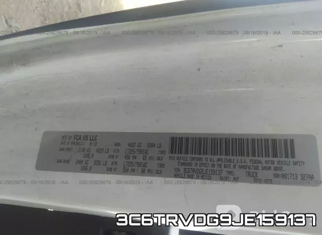 3C6TRVDG9JE159137 фото 10