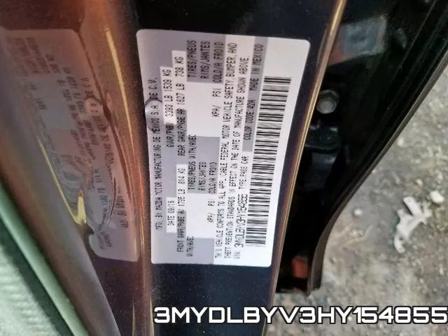3MYDLBYV3HY154855 фото 2