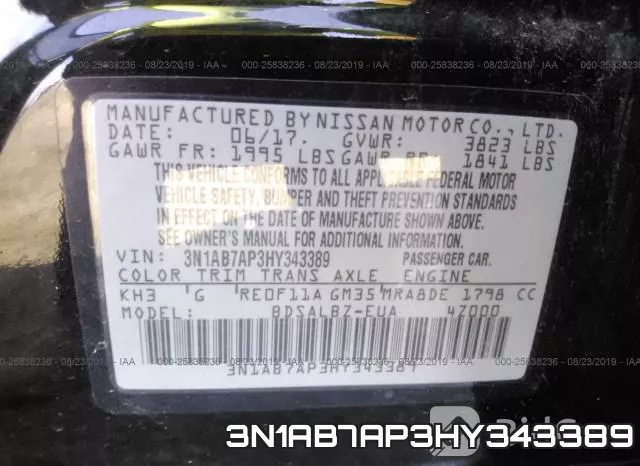 3N1AB7AP3HY343389 фото 9
