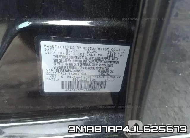 3N1AB7AP4JL625673 фото 10