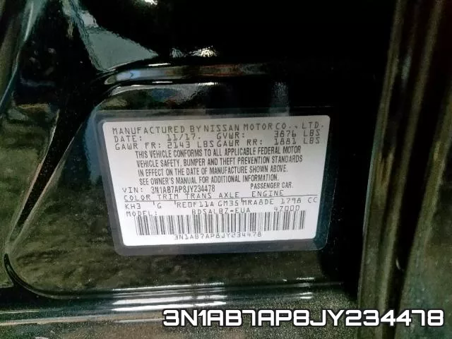 3N1AB7AP8JY234478 фото 2