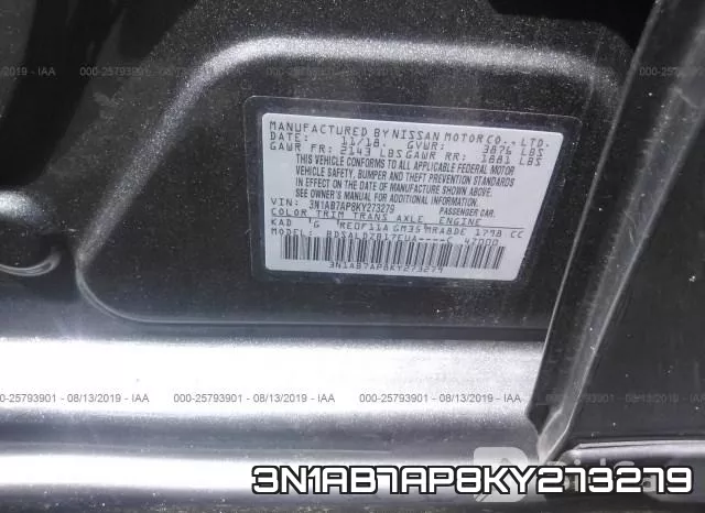 3N1AB7AP8KY273279 фото 10