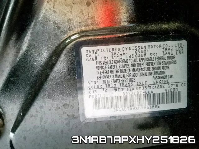 3N1AB7APXHY251826 фото 2