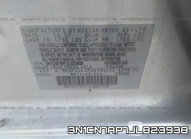 3N1CN7AP7JL823938 фото 10