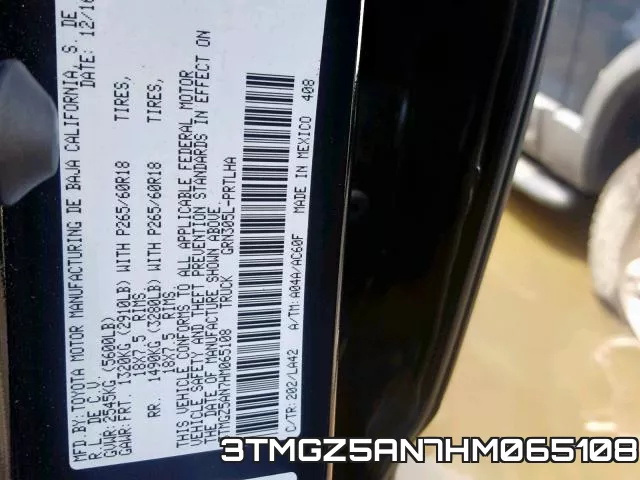3TMGZ5AN7HM065108 фото 2