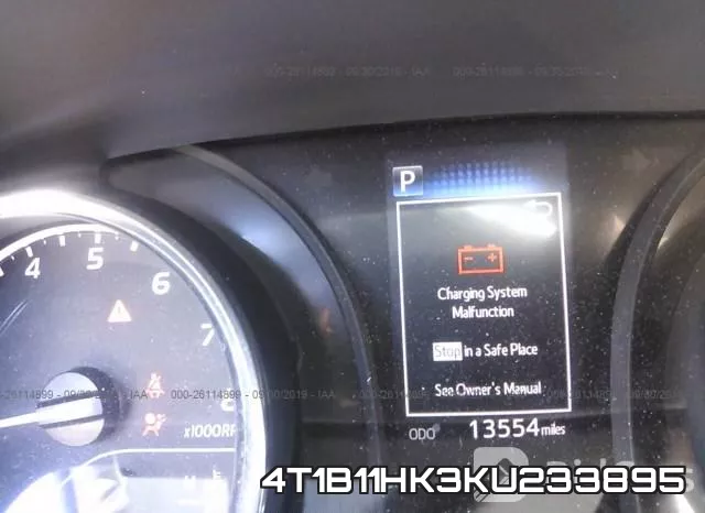 4T1B11HK3KU233895 фото 8