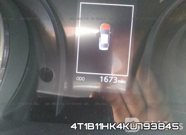 4T1B11HK4KU793845 фото 8