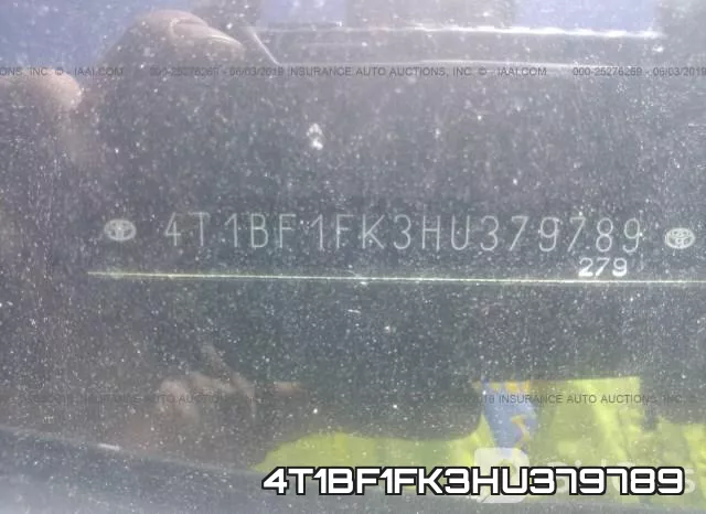 4T1BF1FK3HU379789 фото 9