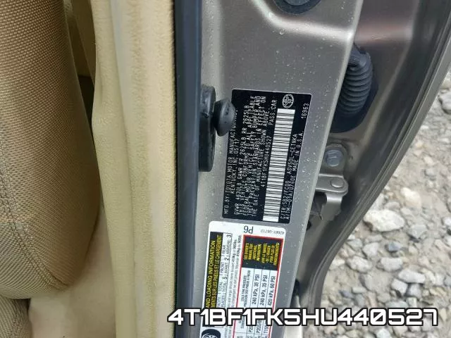 4T1BF1FK5HU440527 фото 2