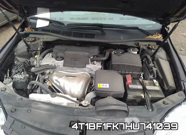 4T1BF1FK7HU741039 фото 2