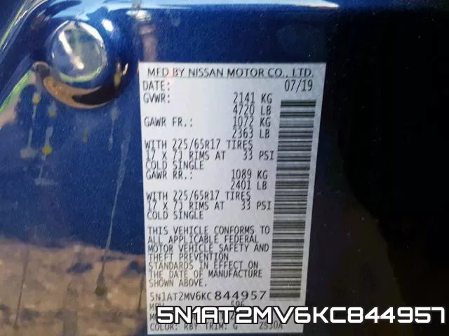 5N1AT2MV6KC844957 фото 2
