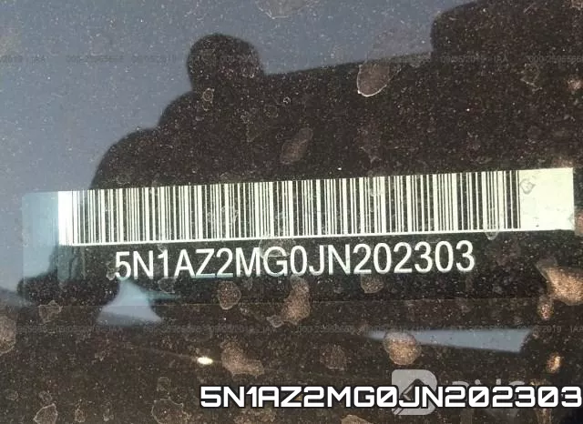 5N1AZ2MG0JN202303 фото 10
