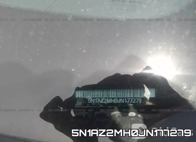 5N1AZ2MH0JN177279 фото 10
