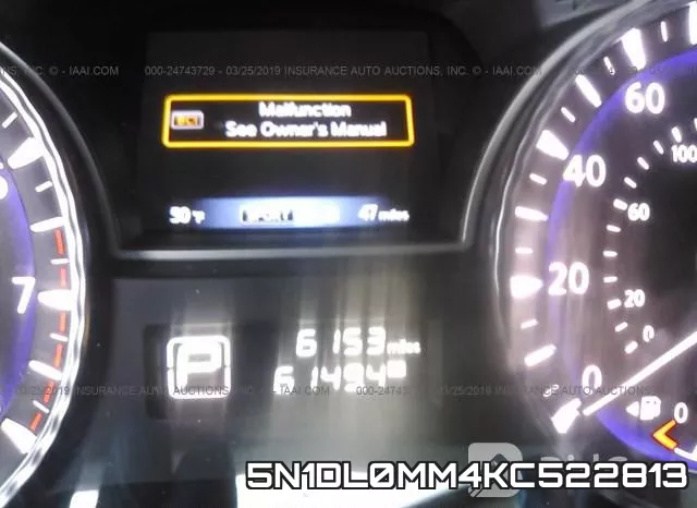 5N1DL0MM4KC522813 фото 8