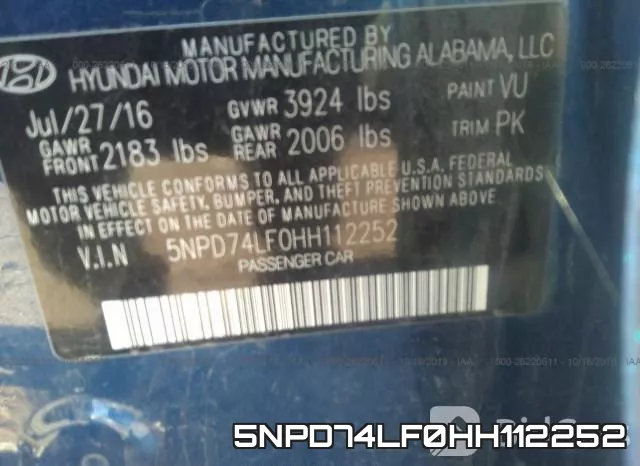 5NPD74LF0HH112252 фото 10