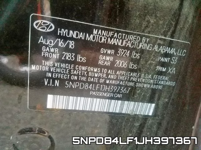 5NPD84LF1JH397367 фото 2